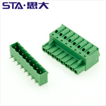 Meistverkaufter PCBl-Schraubdraht-zu-Platine-Klemmenblockverbinder mit 5 mm Rastermaß